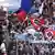 Italien Lazio Rom Fans neo Nazi Flaggen