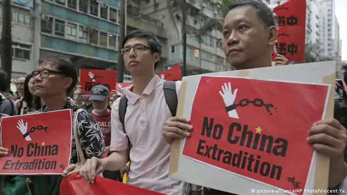 China Hongkong - Protest gegen Auslieferungsgesetz