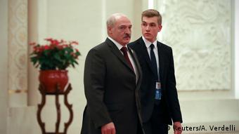 Александр Лукашенко с младшим сыном Николаем, апрель 2019 года