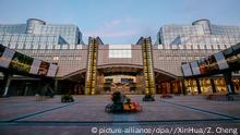31.03.2019, Belgien, Brüssel: Das Gebäude des Europäischen Parlaments in Brüssel. Foto: Zhang Cheng/XinHua/dpa +++ dpa-Bildfunk +++ |