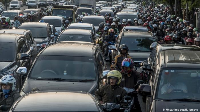 Indonesien Jakarta Rush Hour