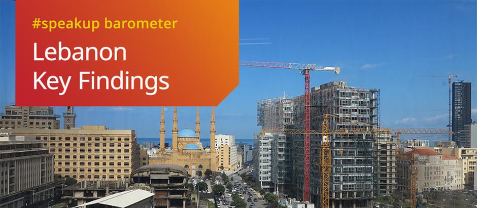 DWA DW Akademie speakup barometer Lebanon Key Findings