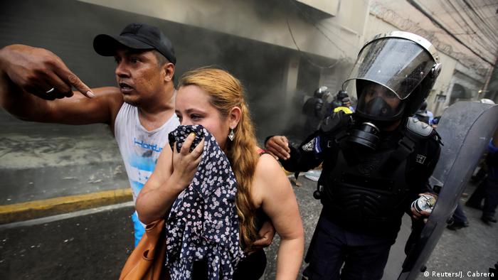 Honduras Proteste in Tegucigalpa (Reuters/J. Cabrera)