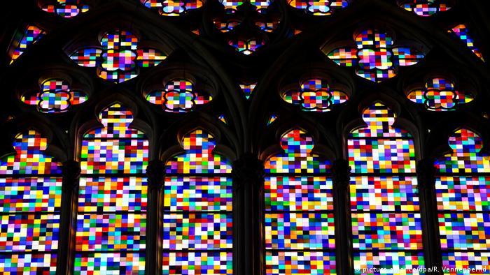 Cologne Cathedral windows by Gerhard Richter (picture-alliance/dpa/R. Vennenbernd)