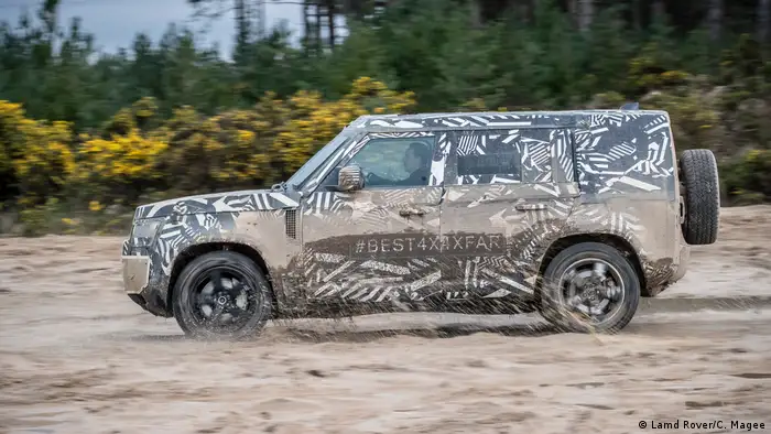 Pressebilder zum neuen Land Rover Defender