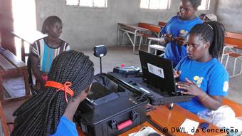 Mosambik Inhambane Wahlregistrierung