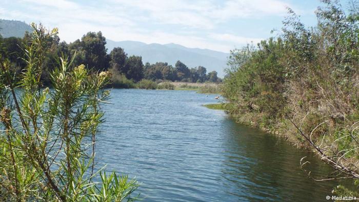 Chile Trockenheit Fluss in Planilla