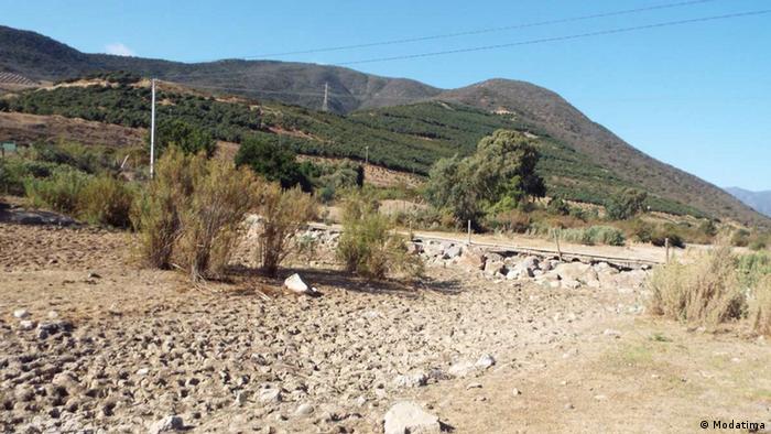 Chile Trockenheit Fluss in Planilla