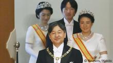 Emperador Naruhito inaugura mandato con homenaje a su padre