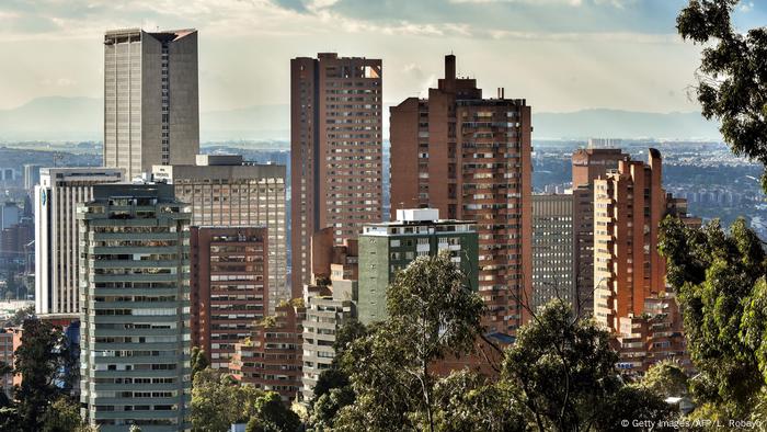 Skyline of Bogota, Colombia