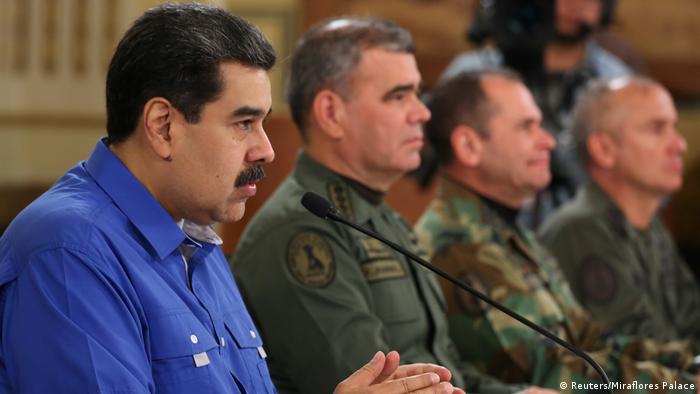 Venezuela Krise | Nicolas Maduro, Präsident in Caracas (Reuters/Miraflores Palace)