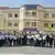 تجمع اعتراضی فرهنگیان مقابل اداره آموزش و پرورش خمینی‌شهر، دوم مه ۲۰۱۹