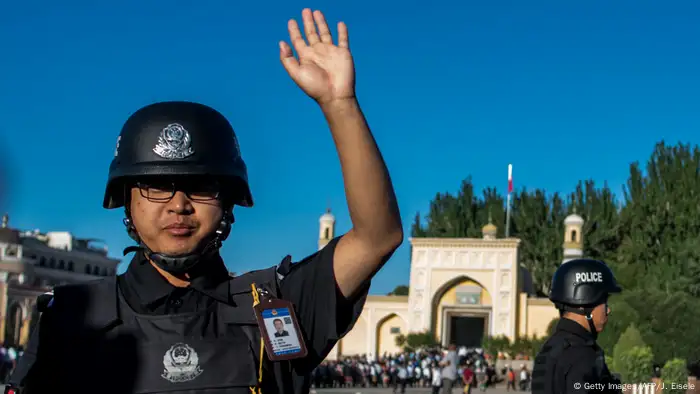 China Polizei in Xinjiang