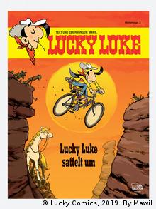 Cover Comic Lucky Luke sattelt um