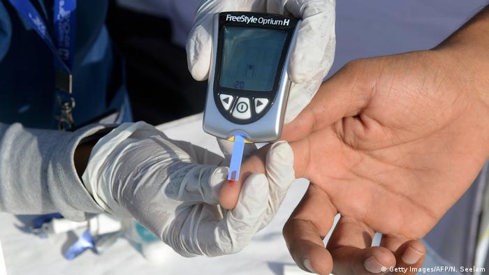 India Diabetes Diabetes Test in Hyderabad (Getty Images/AFP/N. Seelam)