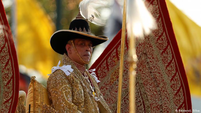 Thai King Maha Vajiralongkorn is seen during his coronation procession