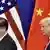 US-Präsident Donald Trump (R) und der chinesische Präsident Xi Jinping in der Großen Halle des Volkes in Peking