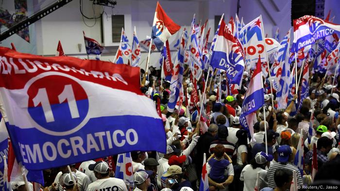 Celebraciones de los seguidores de Cortizo en Panamá. 