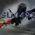 Рисунок - самолет в воздухе, красные гвоздики и надпись "SU1492"