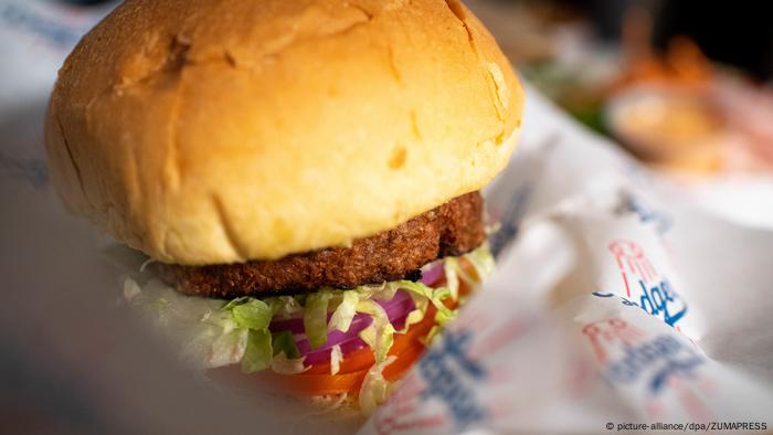 Beyond Meat Burger, at Dodger Stadium 