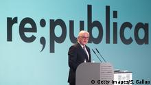Bundespräsident Frank-Walter Steinmeier eröffnet re:publica 2019