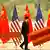 USA China l Handelsstreit l Aufbau Handelskonferenz in Peking