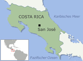 哥斯达黎加2007年6月宣布与中华人民共和国建立外交关系