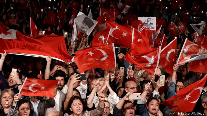 CHP'nin adayı Ekrem İmamoğlu'nun 6 Mayıs akşamı İstanbul'da düzenlediği miting 