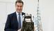 Markus Soeder holding a pair of lederhosen for the new Baby Sussex Markus Soeder holding a pair of lederhosen for the new Baby Sussex