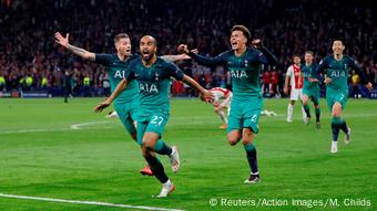 ajax vs tottenham ao vivo online