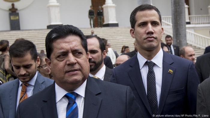 Edgar Zambrano, vicepresidente de la Asamblea Nacional y representante de Juan Guaidó. 