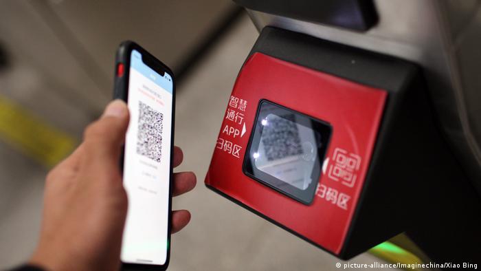 China mobiles Bezahlen mit Smartphone