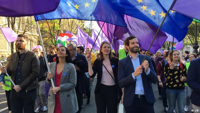 Ungarn Marsch für Europa in Budapest