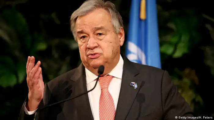 Neuseeland Auckland UN Generalsekretär Antonio Guterres
