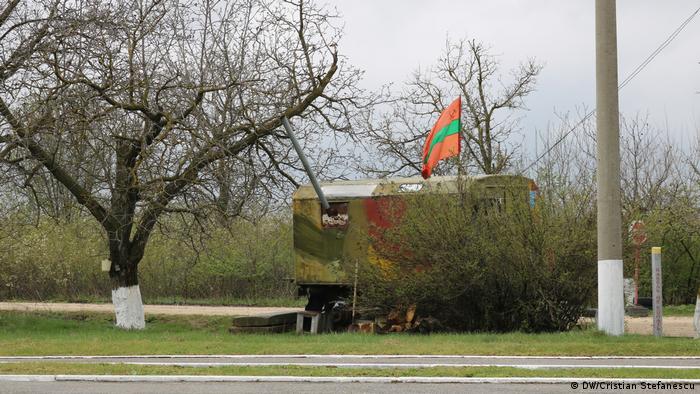 Ein Beobachtungsposten der transnistrischen Armee