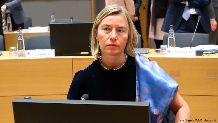 Brüssel Treffen EU-Außenminister Federica Mogherini