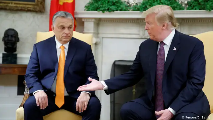 USA Ungarn Orban bei Trump im Weißen Haus