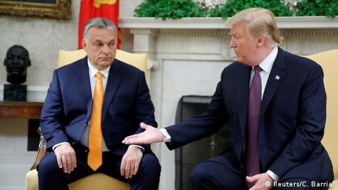 Доналд Трамп Виктор Орбан во Вашингтон, 2019 година