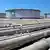 File photo: Aramco oil tanks and pipes in Saudi Arabia