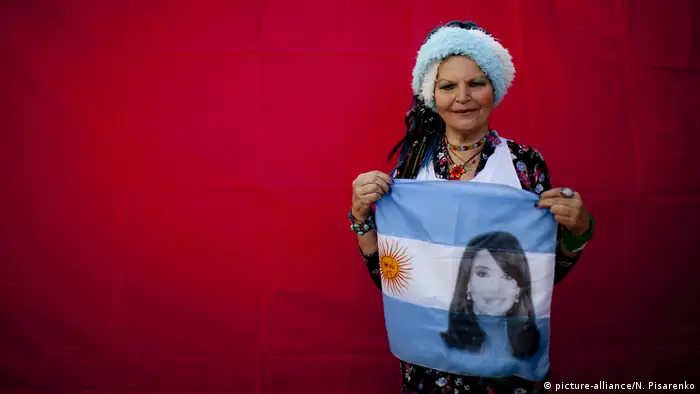 Yenni Prieto, una seguidora fiel de Cristina Kirchner.