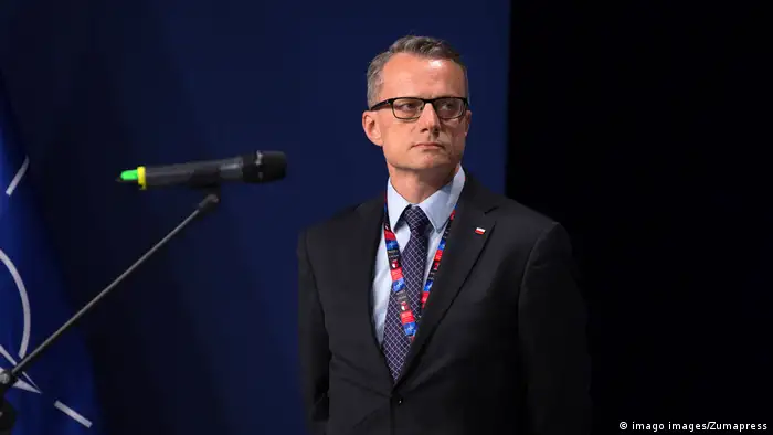 Poland's ambassador to Israel, Marek Magierowski, pictured in 2016, when he was a spokesman for the Polish presidency.