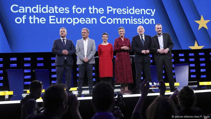 Belgien, Brüssel: Debatte der Spitzenkandidaten vor der Europawahl