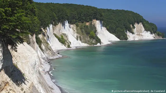 Chalk cliffs on Rügen.
