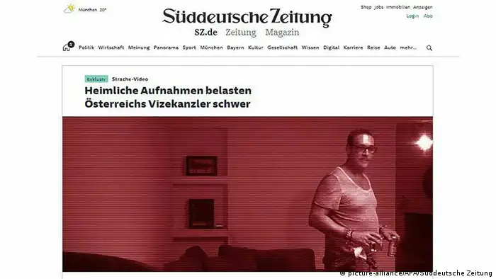 Kompromitujące nagrania są w posiadaniu Sueddeutsche Zeitung i Spiegla 