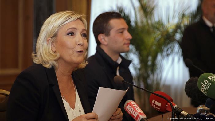 Marine Le Pen in Mailand