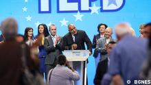 19.05.2019 +++ Premier Boyko Borissov während der Wahlveranstaltung seiner Partei GERB in Sofia, bei der auch Manfred Weber anwesend war. Die Fotos sind von unserem Partner BGNES.