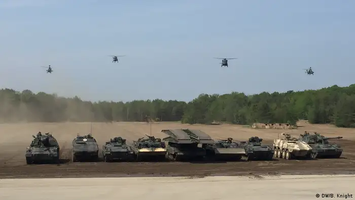 Bundeswehr's full NATO complement was on display in Munster