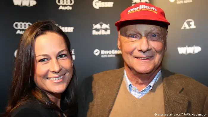 Niki Lauda Freundin Birgit Wetzinger (picture-alliance/APA/G. Hochmuth)