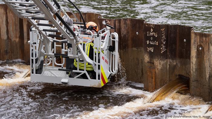 High water levels in Germany