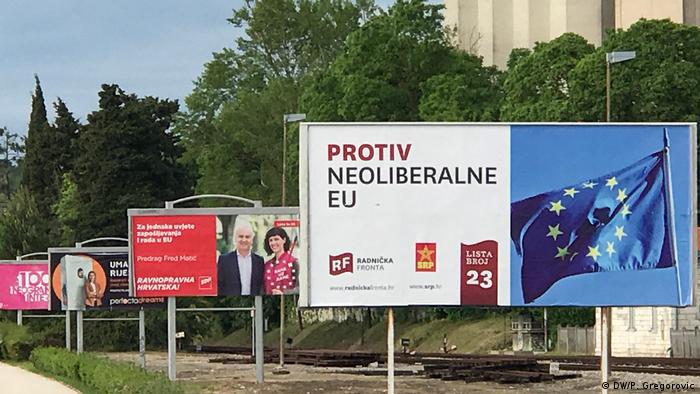 Kroatien - Wahlplakate für die Europa-Wahl - RF-a i SRP